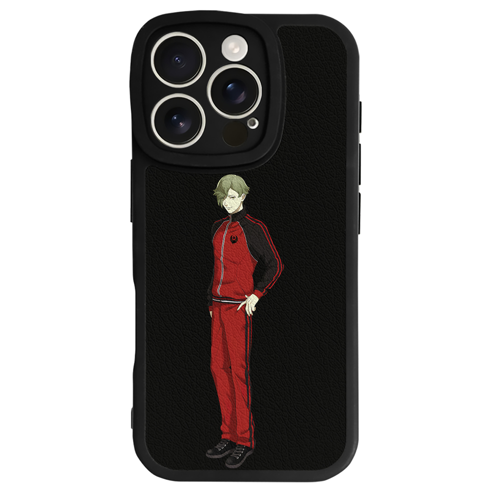 （画像用） 刀剣乱舞 Touken Ranbu 【iPhone 16シリーズ対応】シリコンスマホケース（レザー調） 材質：シリコン